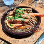 立川のCantera_イタリア料理のエビのアヒージョの写真